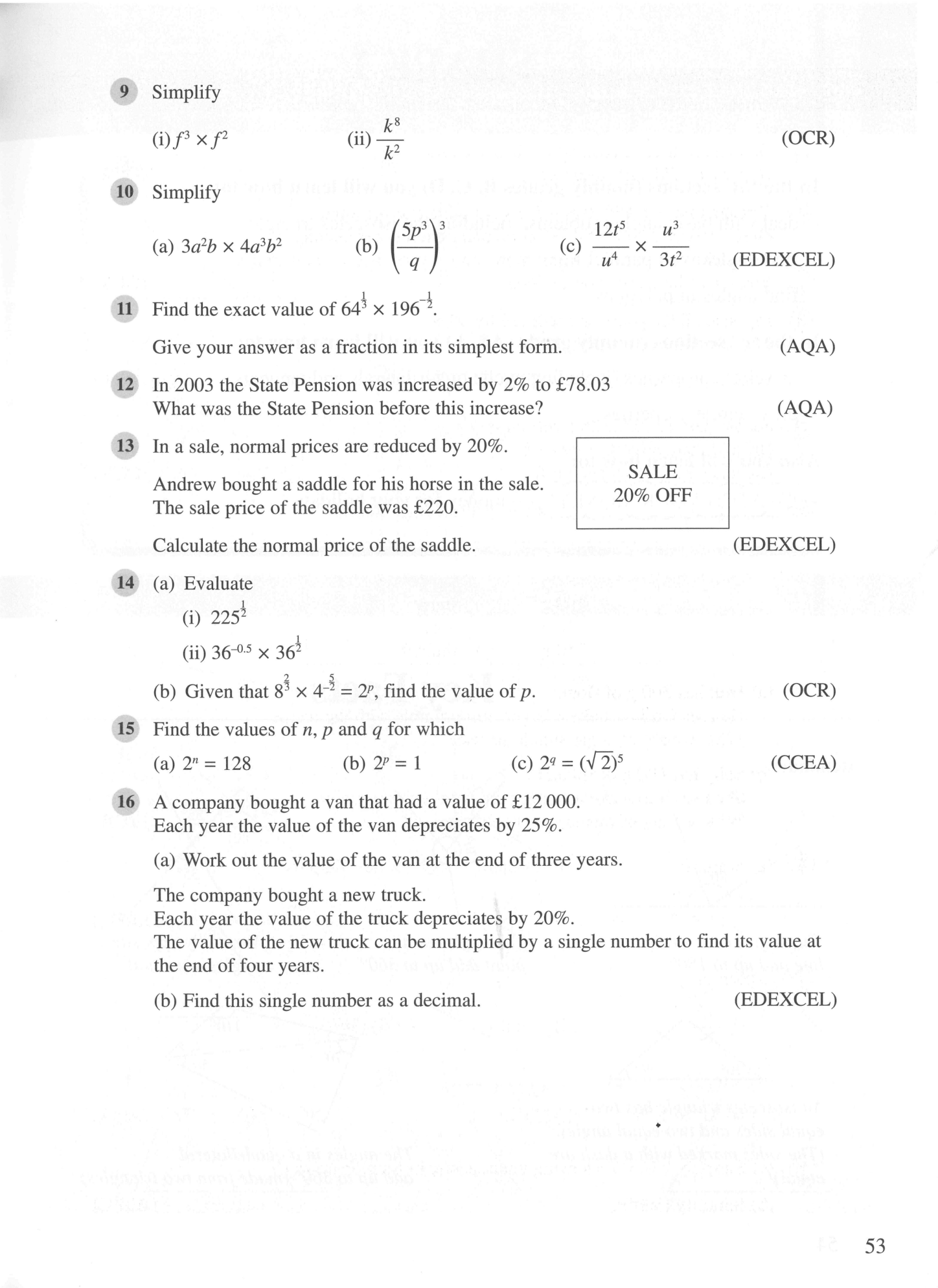 Essential Mathematics for GCSE - Higher